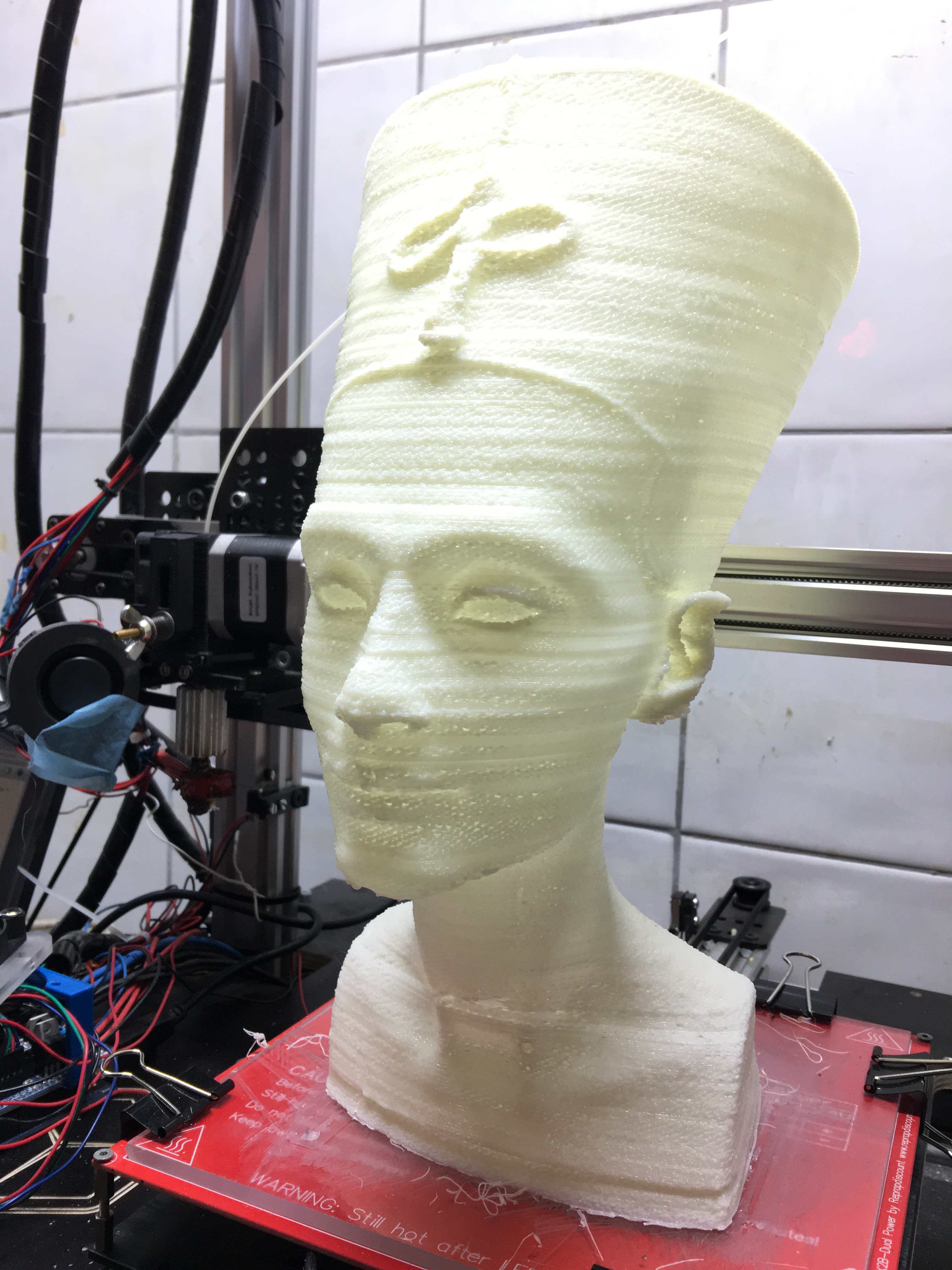 Nofretete 3D Druck in 8 Stunden